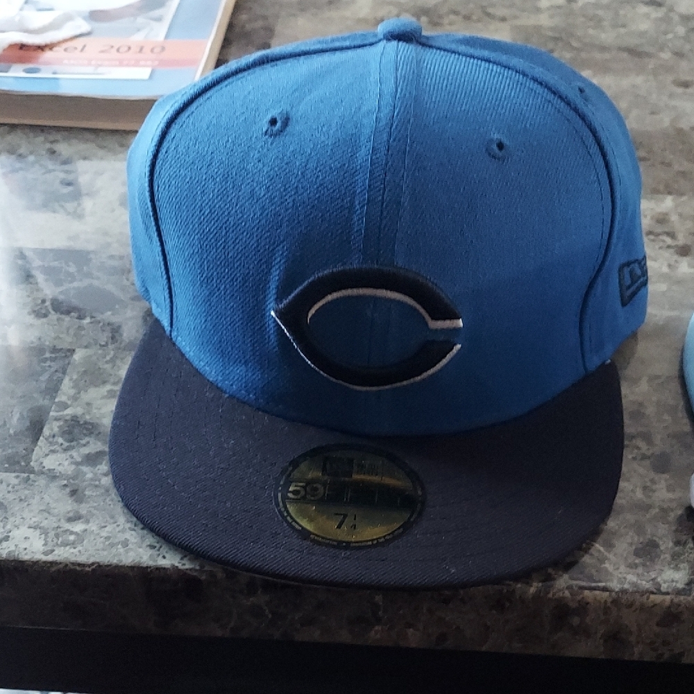 New Era Blue and Black Cap